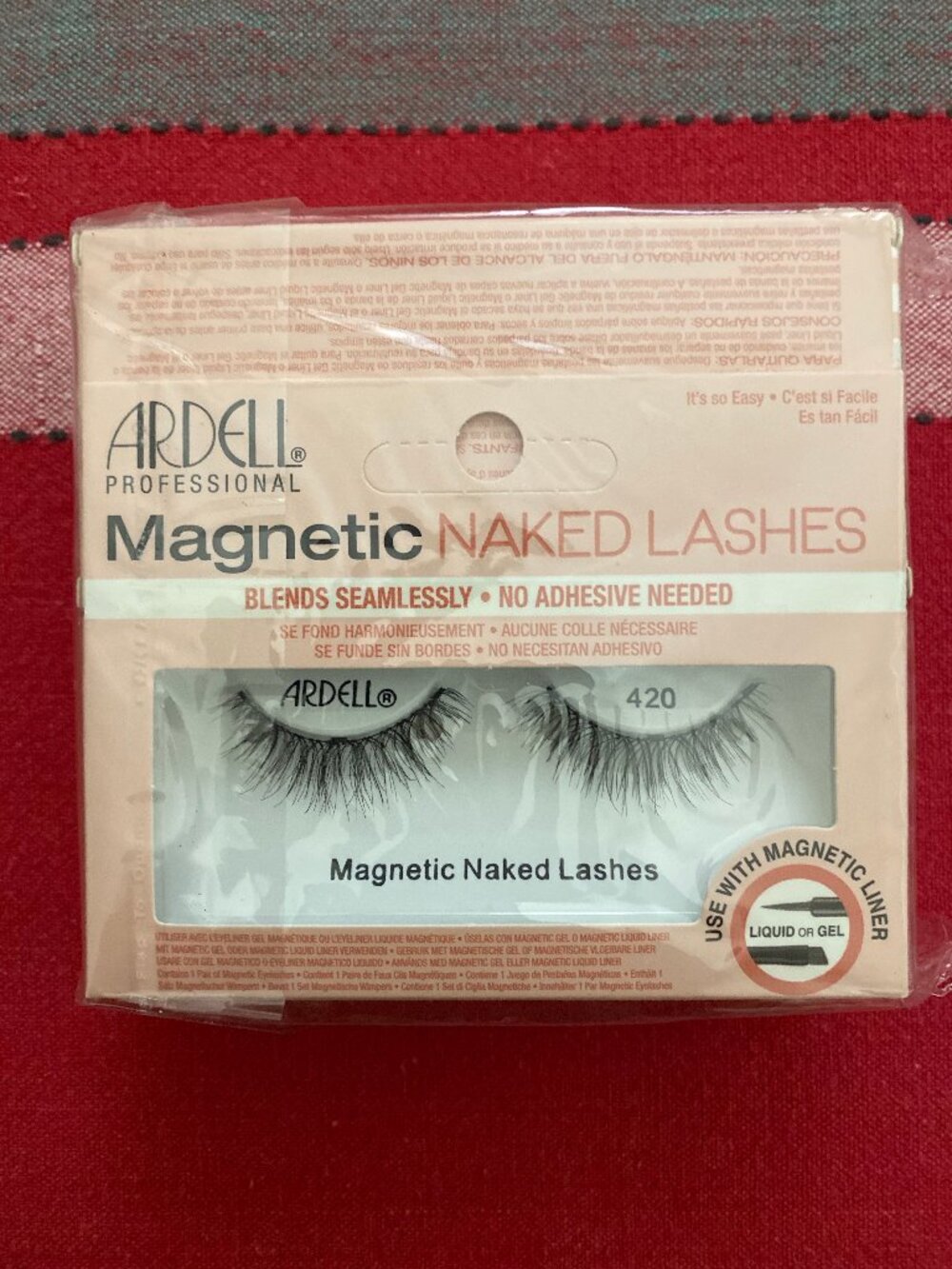 ARDELL Magnetic Naked Lashes "It's So Easy" No Adhesive Needed 420 4 Pack NEW